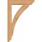 Ekena Millwork Thorton Slat Smooth Bracket w/ Offset Brace, Western Red Cedar, 5 1/2"W x 22"D x 34"H BKT0604X22X34THR06SWR - alternate 2